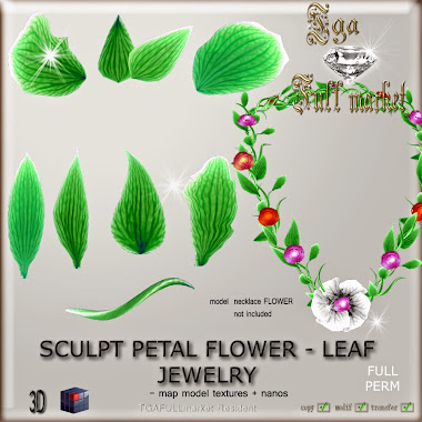 SCULPT PETAL FLOWER - LEAF JEWELRY