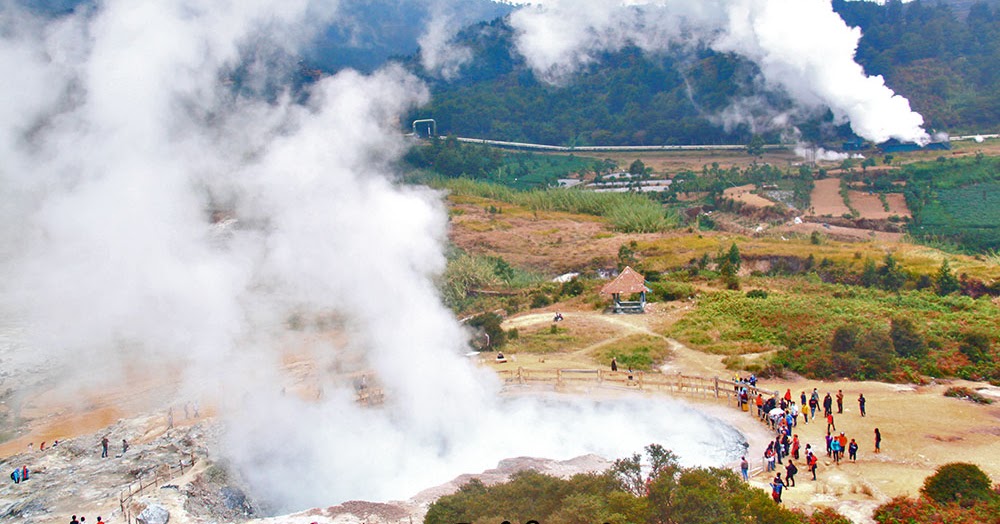 Kawah Sikidang Yang Melompat Lompat Di Dataran Tinggi Dieng Wisata Pulau Jawa