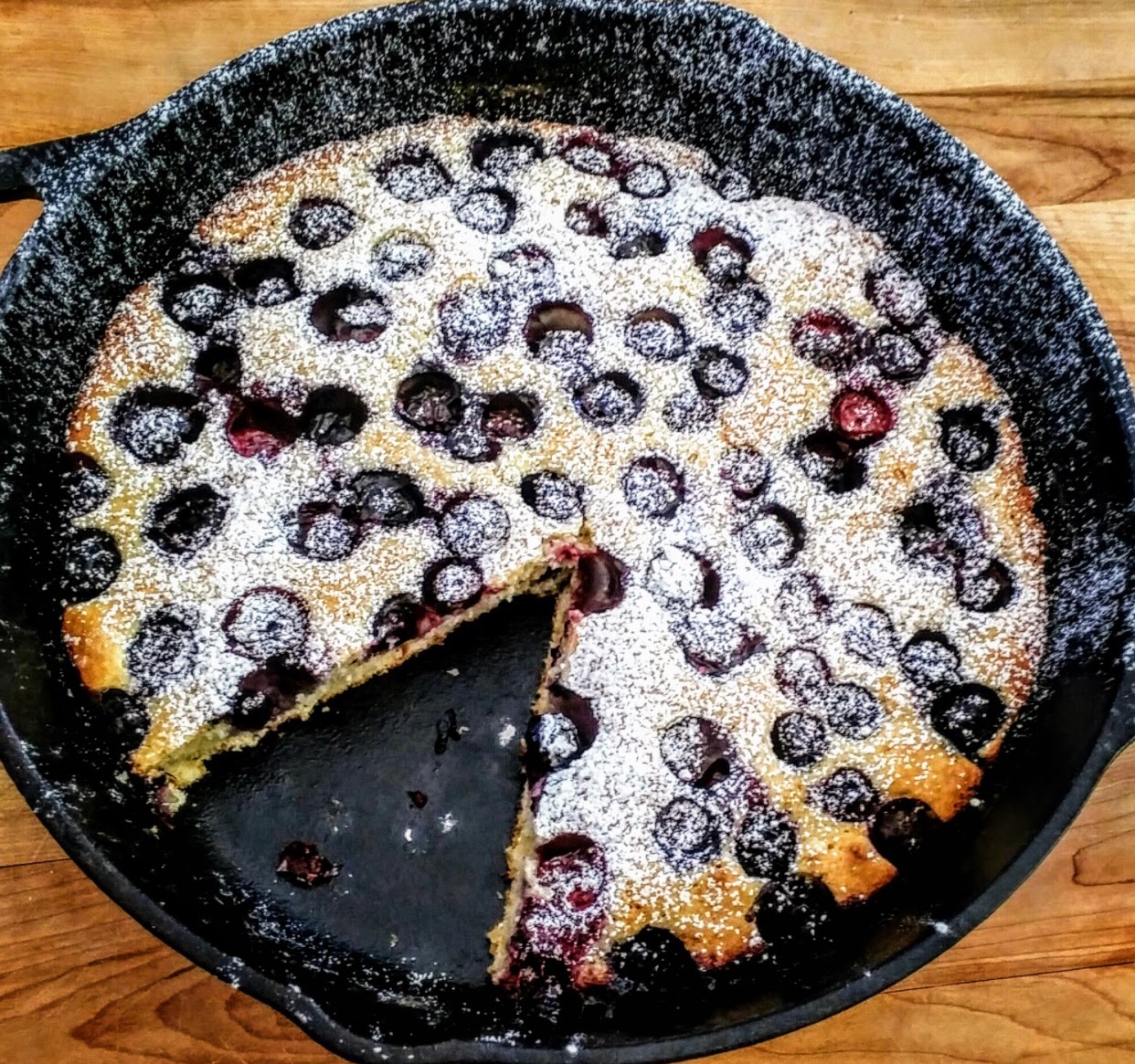 OvenBaked Blueberry Pancake