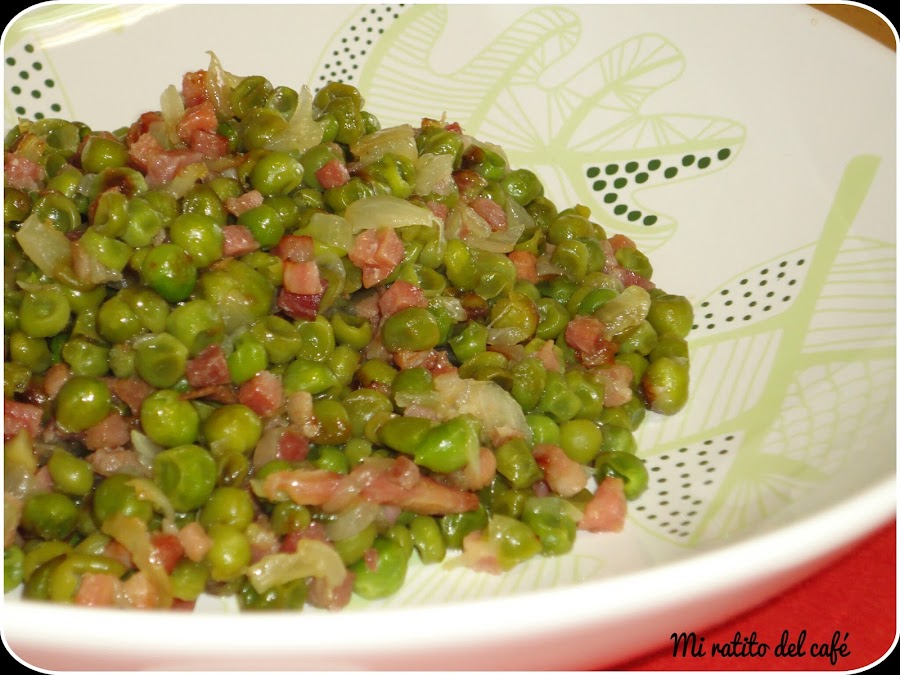 Guisantes con jamón