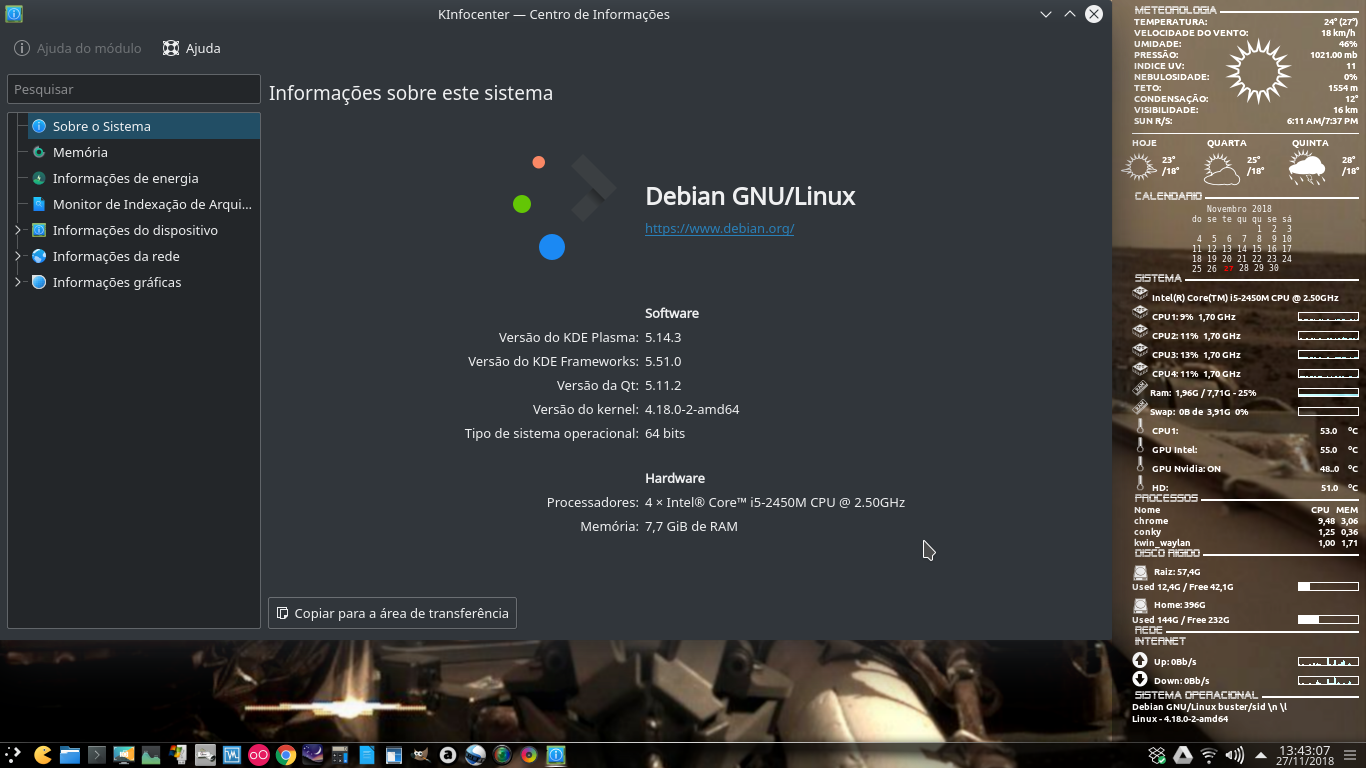 KDE Plasma com Wayland, para Debian, Ubuntu e derivados