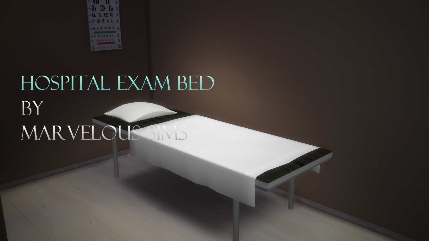 Sims 4 Hospital Bed CC
