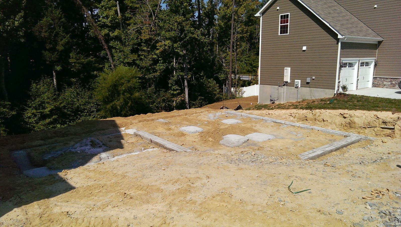 Floors, Doors, and More Building our Ryan Home Footers have been poured!