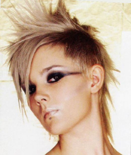 Bluendi Short Punk Rock Hairstyles