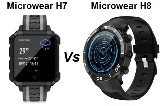 microwear h7 4g smartwatch