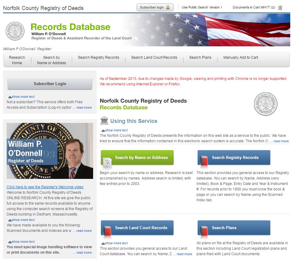 UpFront with NGS Norfolk County (MA) Transcribing More Than 250,000 Deeds