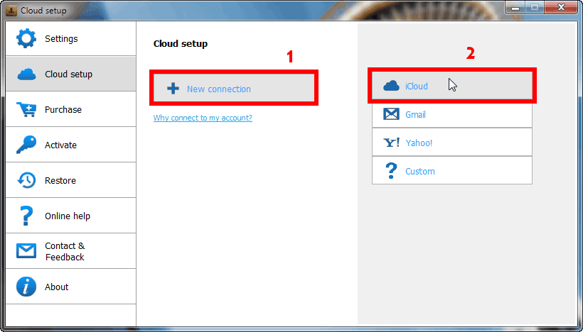 how do i setup icloud mail in outlook