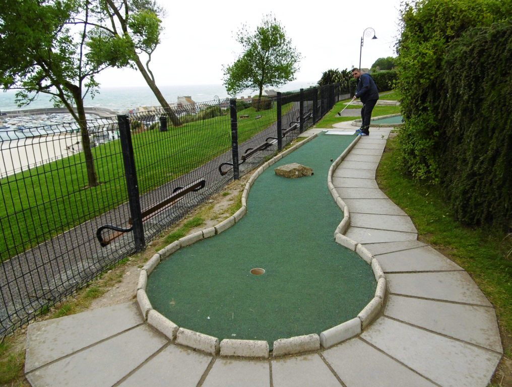 The Ham and Egger Files Mini Golf in Lyme Regis, Dorset