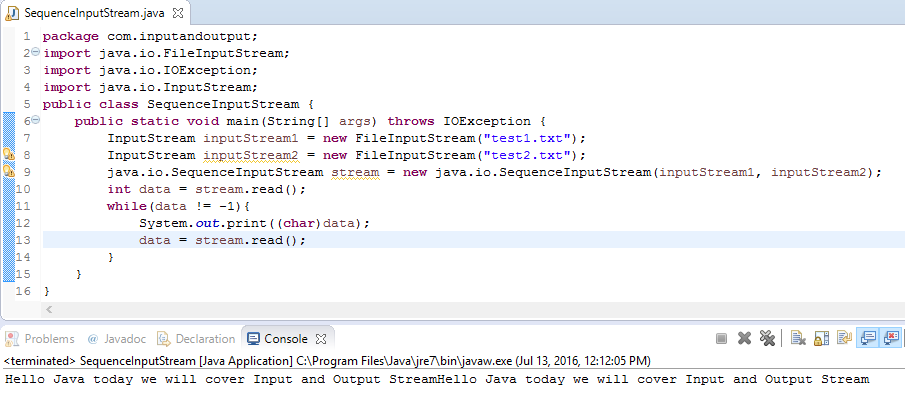 Teach Me How To program: input and output stream - input and output (I/O)