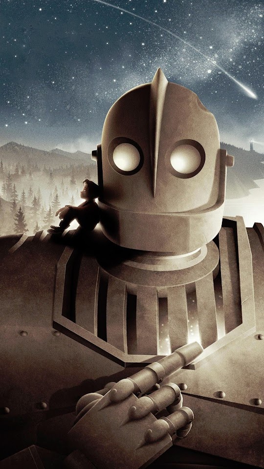 Iron Giant Movie Poster Android Wallpaper
