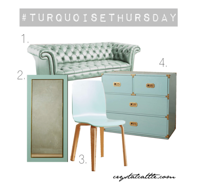 Crystal Cattle TurquoiseThursday Drooling Over Anthropologie Furniture