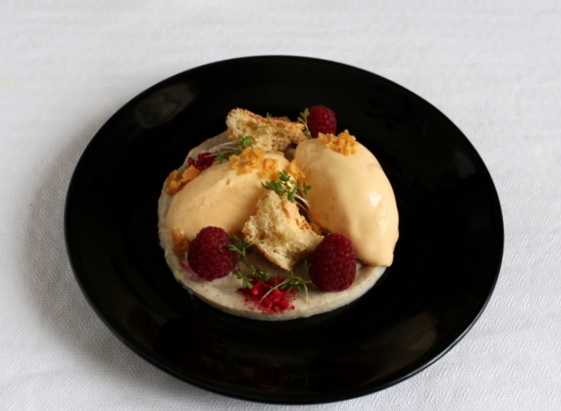 Say cheese Cauliflower and White Chocolate Ice Cream