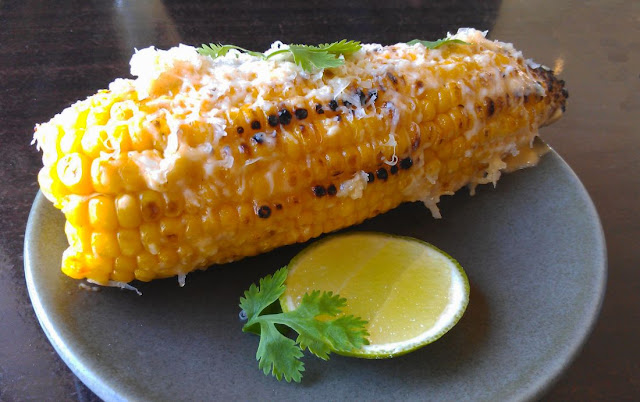 Billies at Mt Erica Hotel, Prahran, chargrilled corn