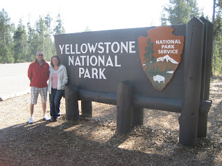 Yellowstone entrance gate