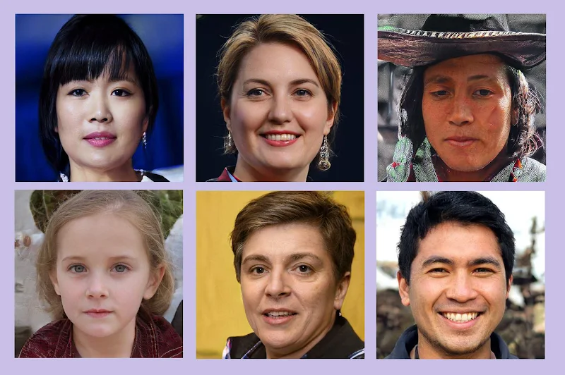 This website is generating fake faces based on AI