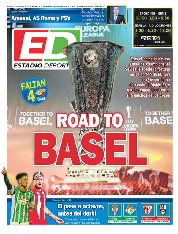 Sevilla, Estadio Deportivo: "Road to Basel"