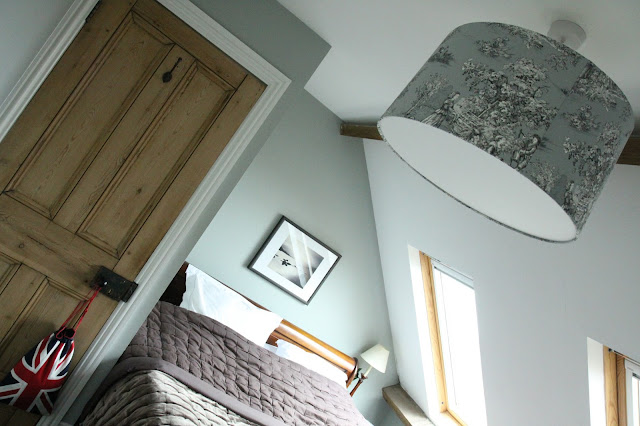 Our attic bedroom in our loft conversion
