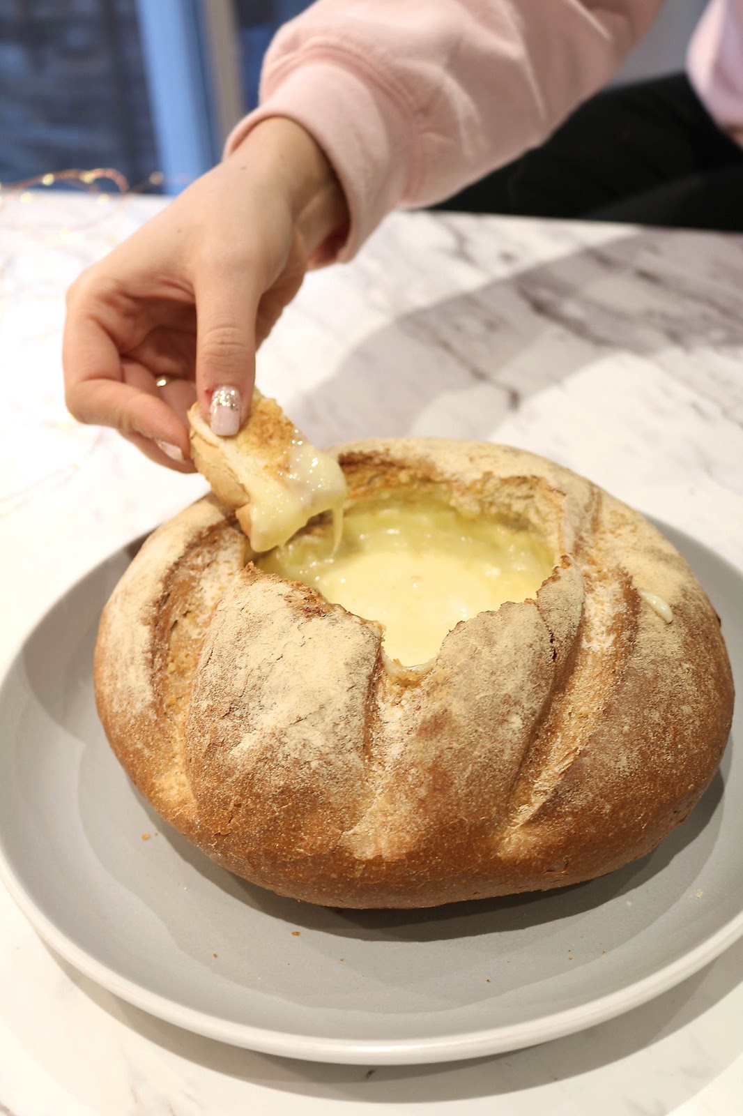 Festive Food Camembert Bread Bowl Recipe