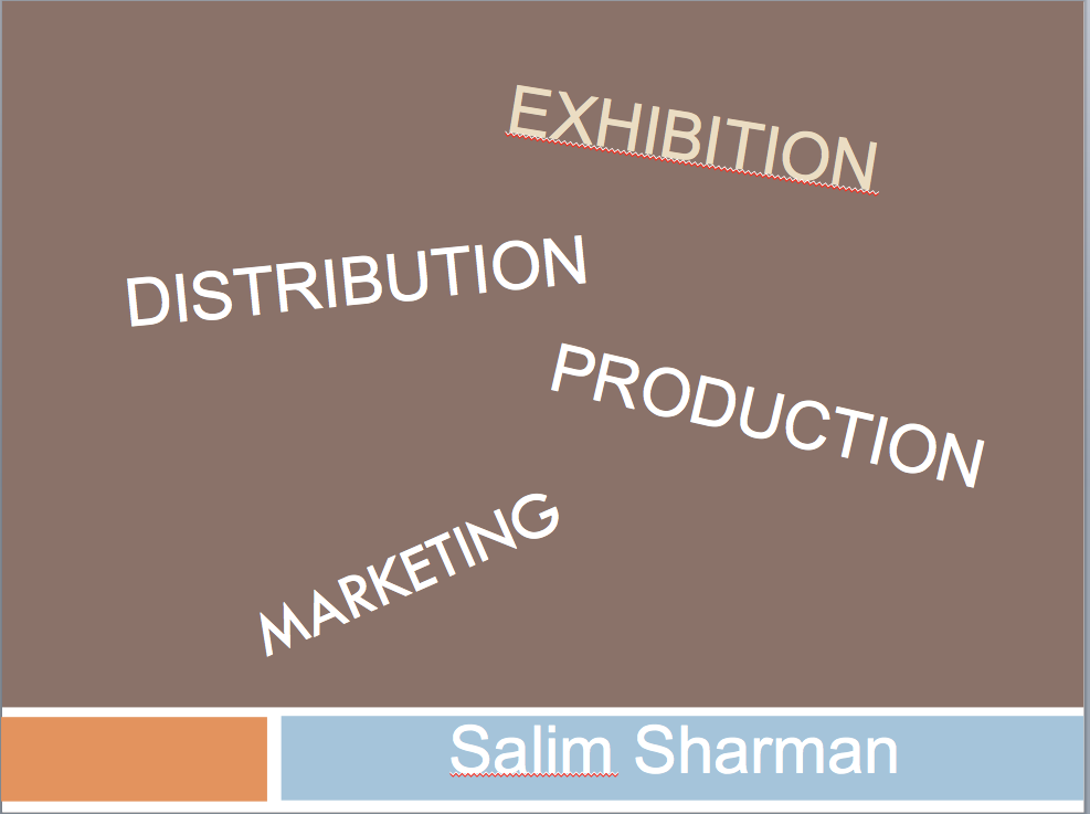 Group 1 Marketing, production, distribution and exhibition