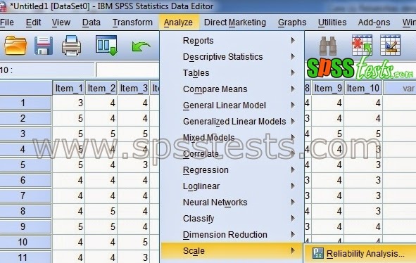 How to Test Reliability Method Alpha Using SPSS
