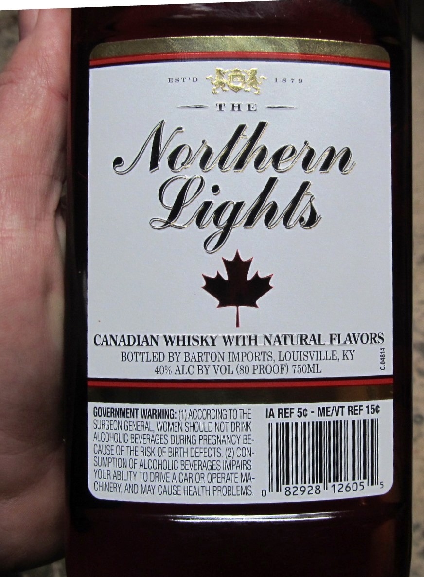 Eaton Rapids Joe Cheap whiskey report Northern Lights Canadian Whisky