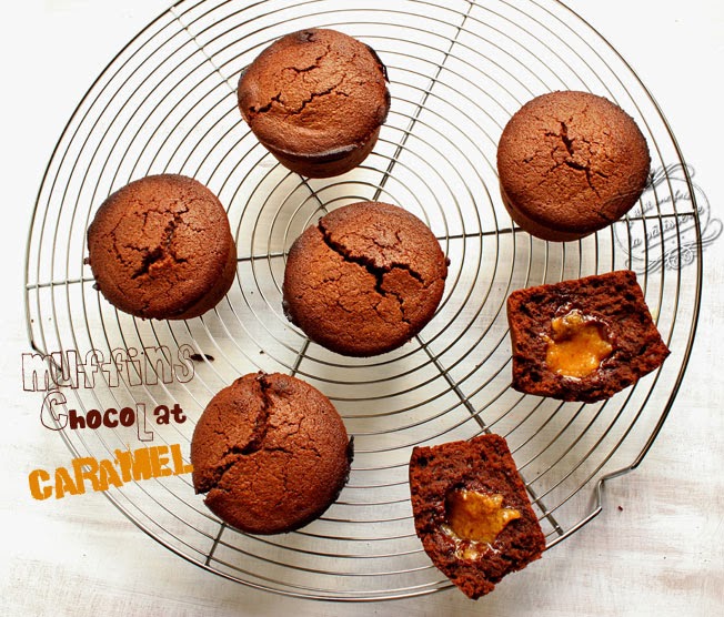 muffins chocolat caramel