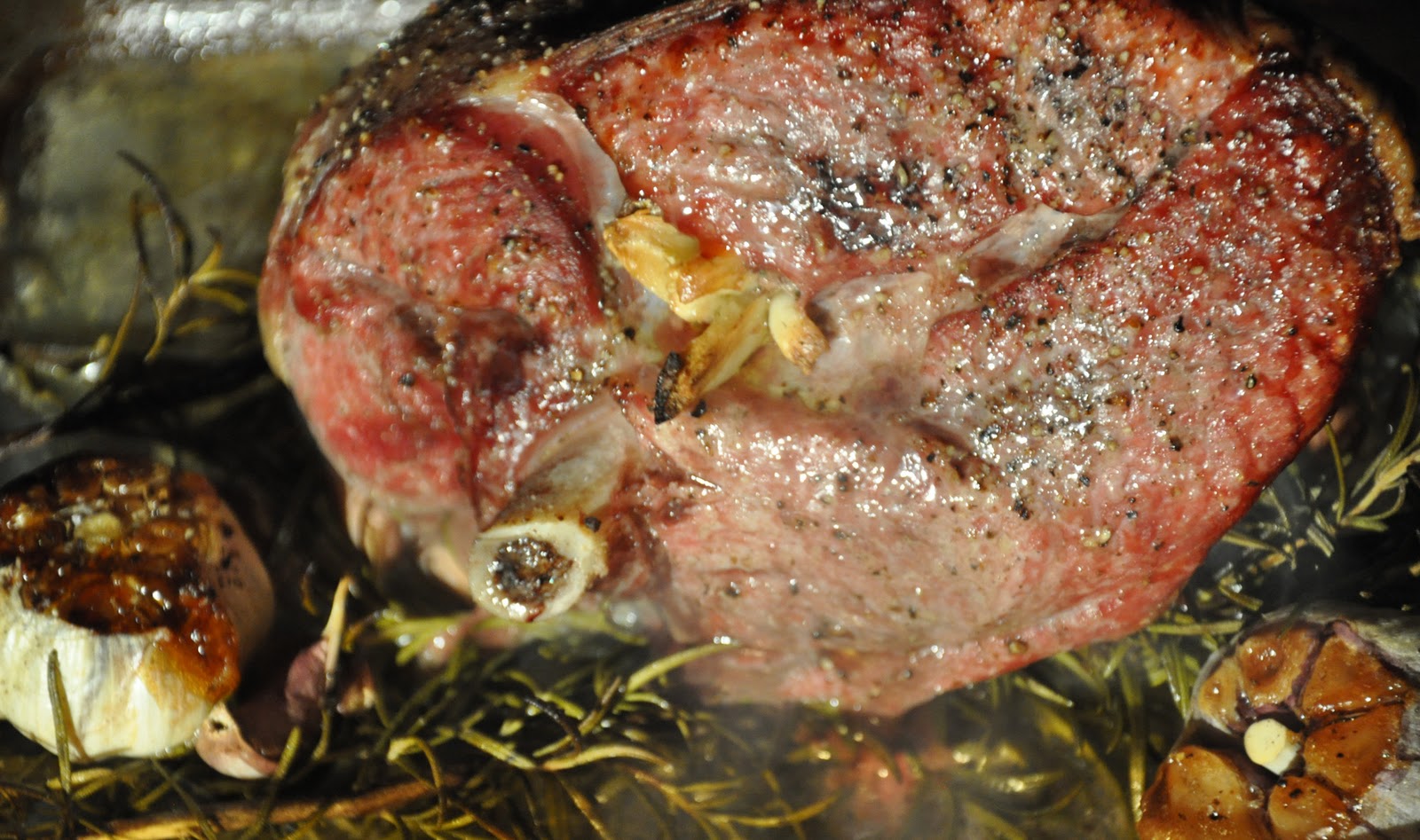 Fire and Food Slow Roasted Leg of Goat