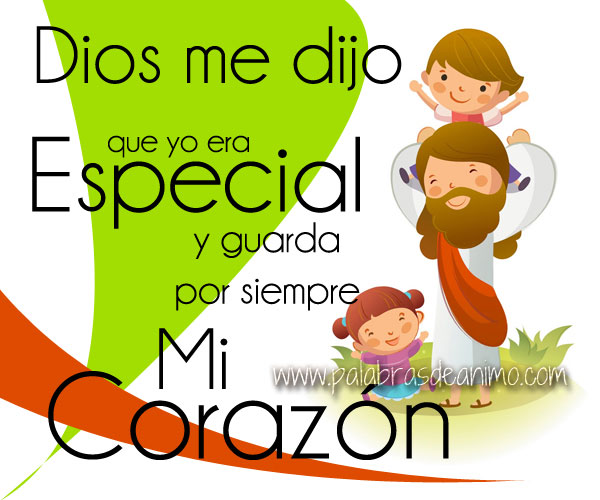 Yo soy especial para Dios