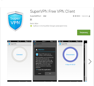 Cara Memakai aplikasi SuperVPN Free VPN Client