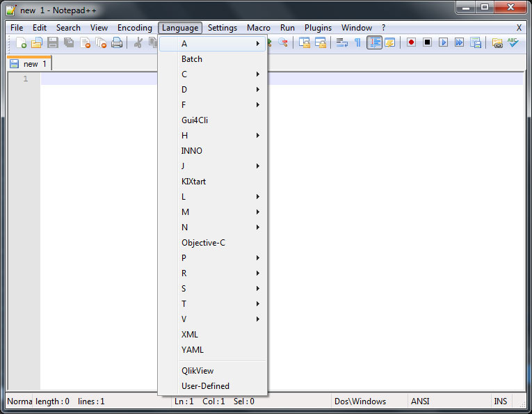 QlikView Addict Qlik Notepad++