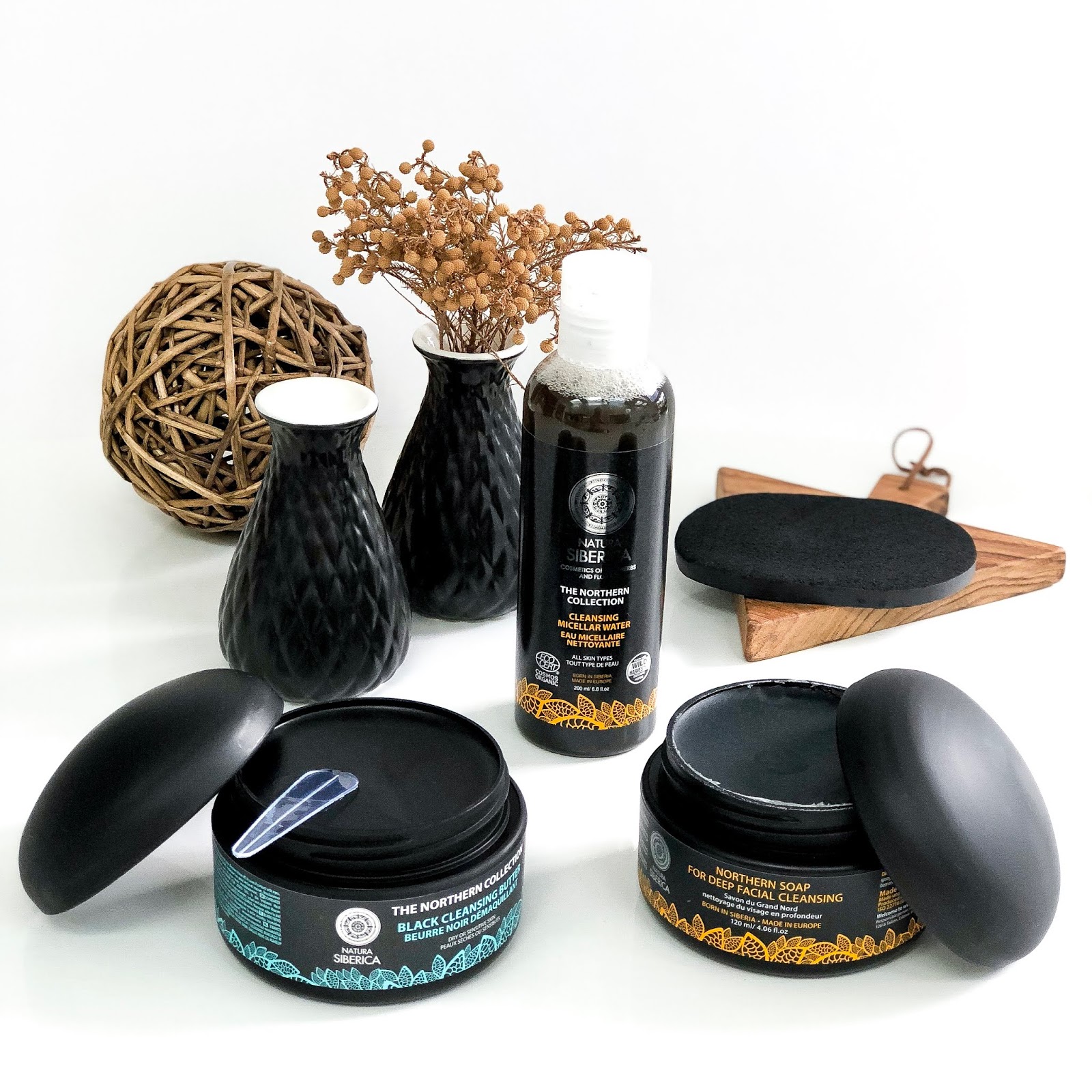 Download Product Review Natura Siberica Northern Detox Soap Black Cleansing Butter And Micellar Water The Beauty Lifestyle Hunter PSD Mockup Templates