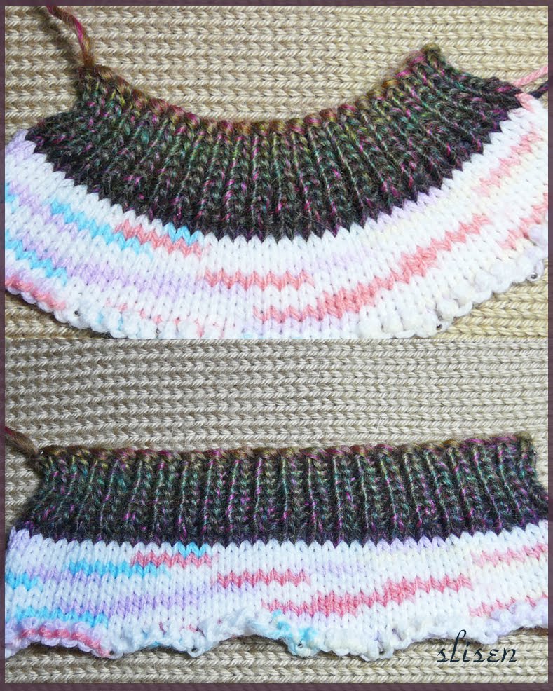 Slisen's Happy Place Ewrap Cast On for Ribbing