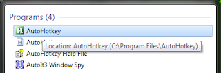 Open Auto Hot Key