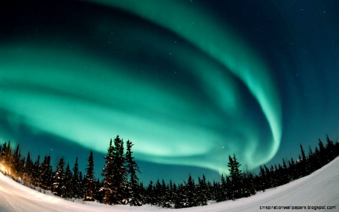 Beautiful and brilliant aurora high definition desktop wallpaper 3