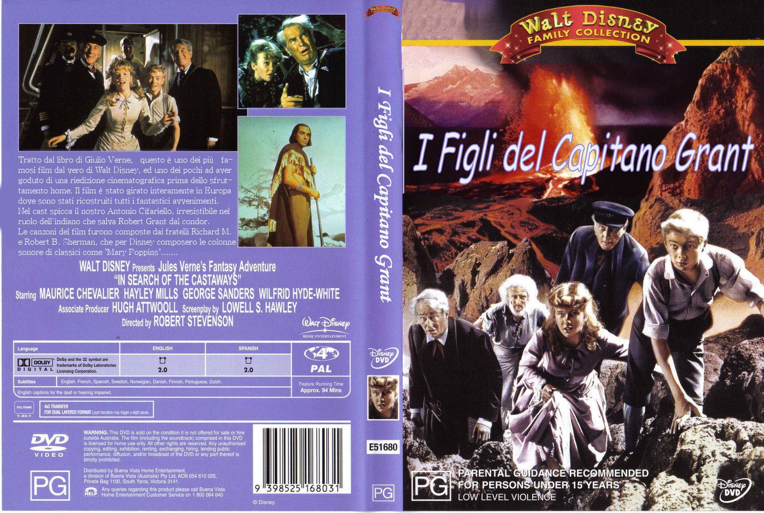 passione super 8 i figli del capitano grant (usa, 1962) passione super 8 i figli del capitano grant (usa, 1962)