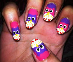 owl nails glam nail obsessions