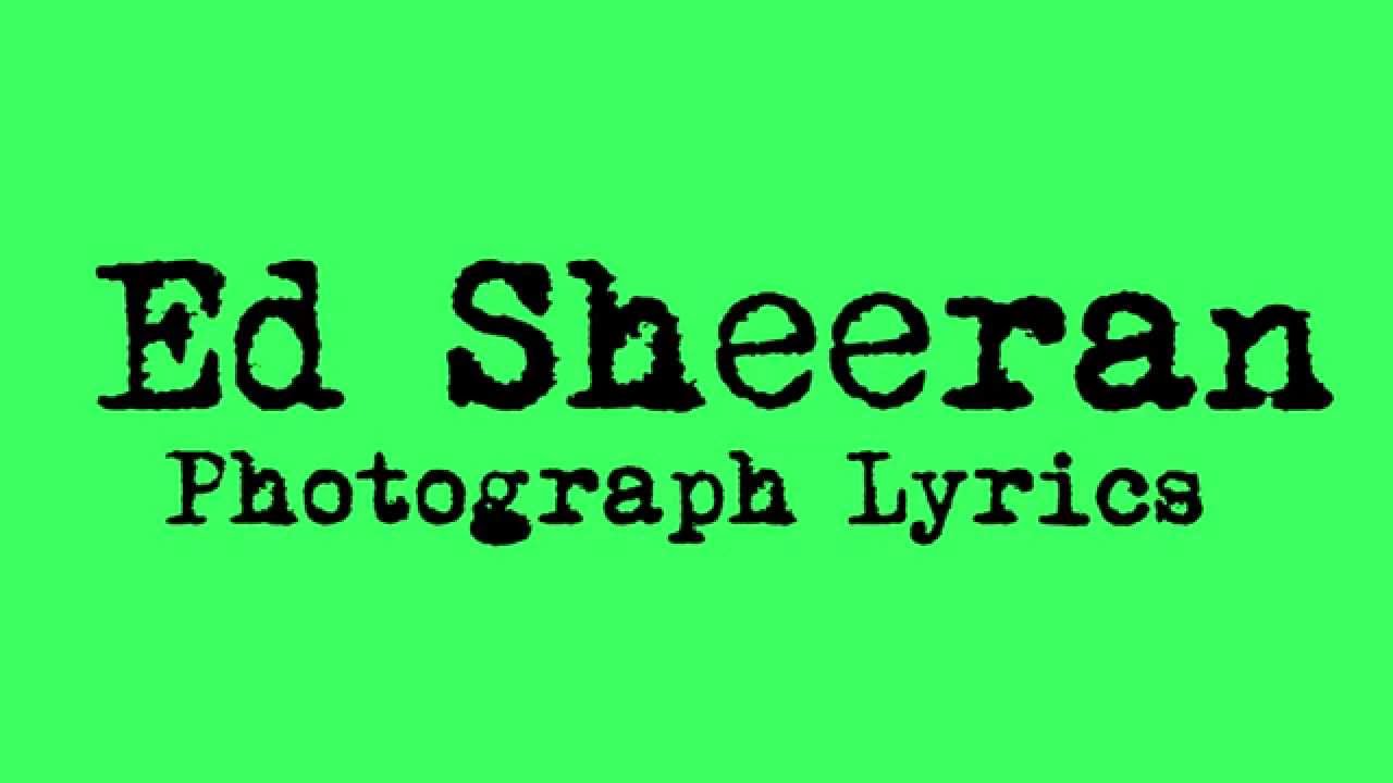 ed sheeran photograph paroles France news collections