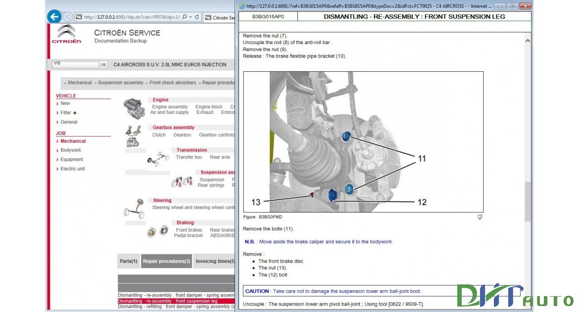 Citroen Parts Catalogue   Service And Repair Sedre 2015