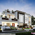 4 BHK, 2583 house plan in contemporary style