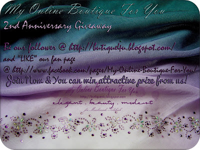 2nd Anniversary My Online Boutique Giveaway