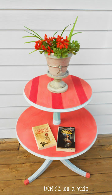 A Roadside Rescue Becomes a Cute Side Table from Denise on a Whim