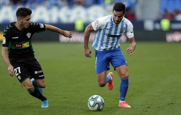 El Málaga saca el coraje y empata contra el Elche (3-3) El Málaga saca el coraje y empata contra el Elche (3-3)