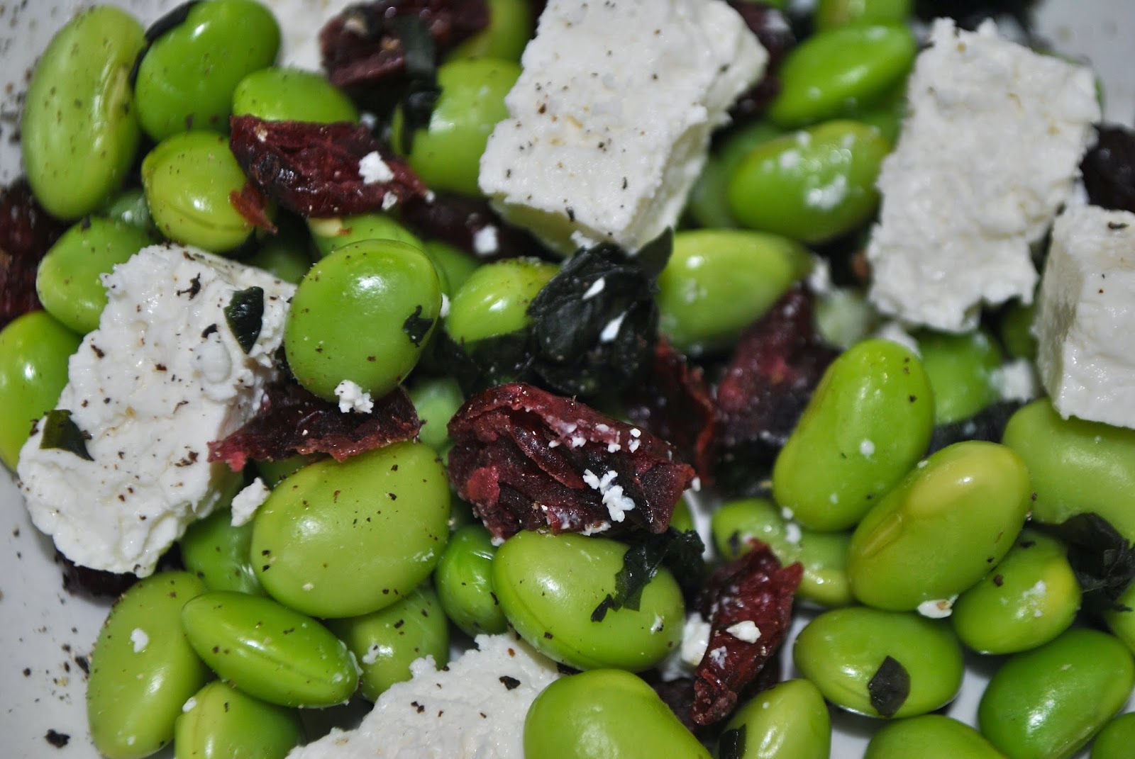 Recipe Doodle EDAMAME SALAD and BLACK BEAN AND QUINOA SALAD and LIMA