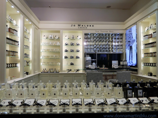 Espacio de la marca en El Corte Inglés con la amplia gama de productos que tiene Jo Malone 