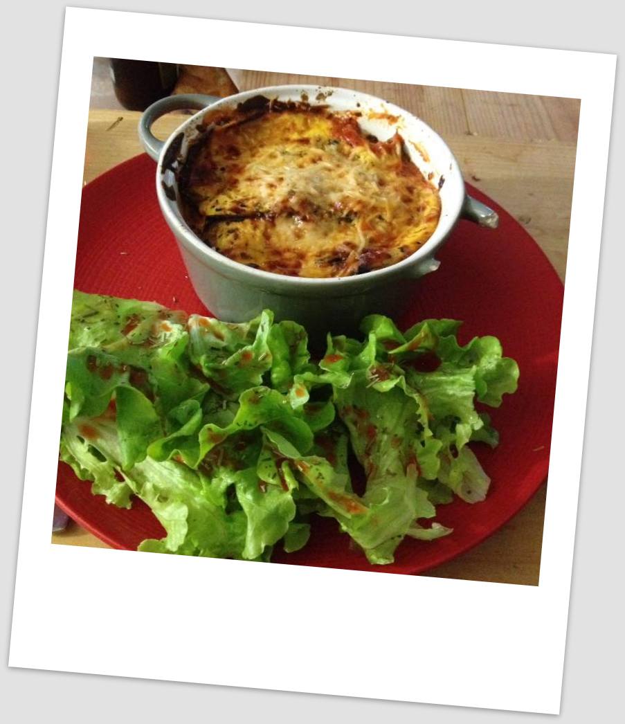 Choupy on mange quoi ? Gratin d'aubergines à la ricotta