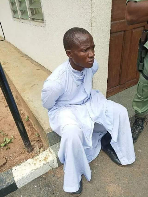 Thief dressed as Catholic Seminarian nabbed while trying to steal a car during Priestly Ordination in Owerri(Photos)