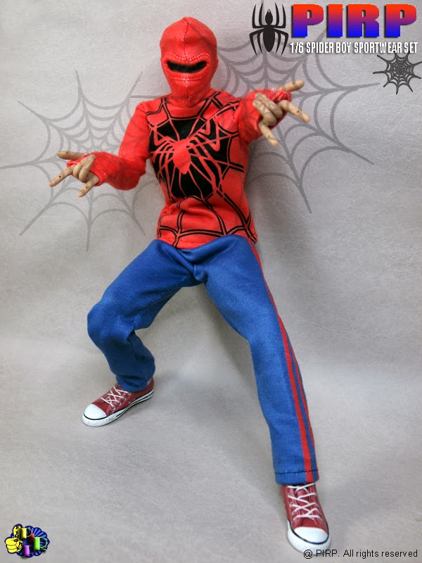Peter Parker Spider-Man Wrestling Costume wrestler spiderman toy. 
