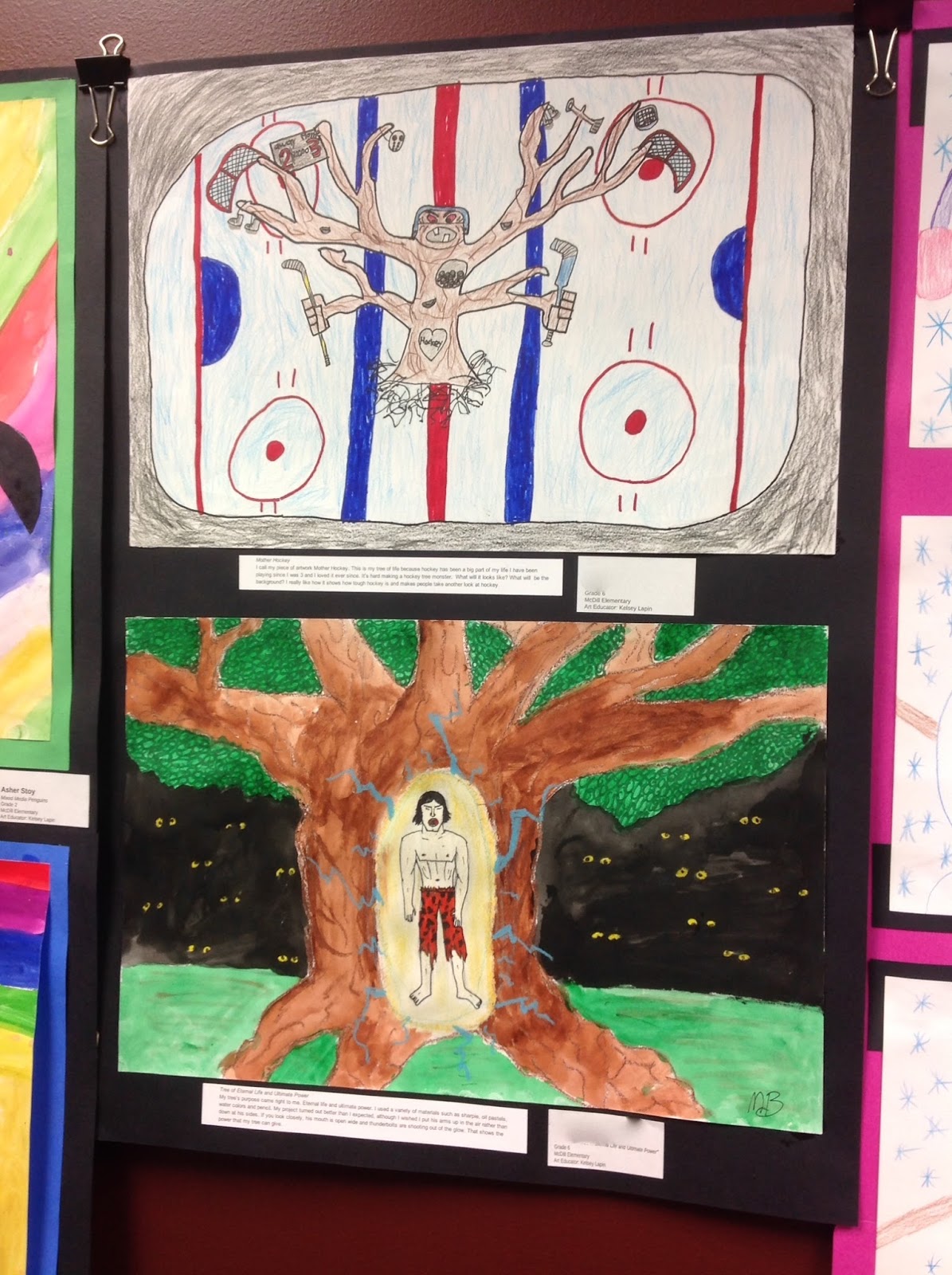The Artsy Fartsy Art Room: Youth Art Month Display at Portage County ...