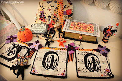 Vintage Halloween Swap Items by Lisa Leggett