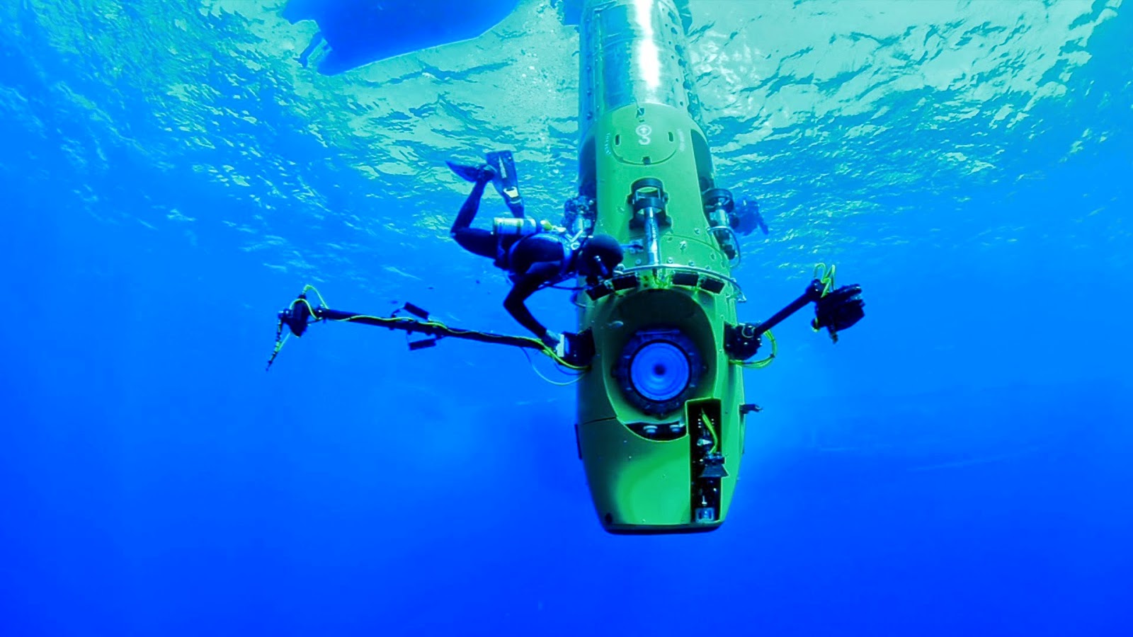 Подводная экспедиция. Батискаф Джеймса Кэмерона. Deepsea Challenger Батискаф.